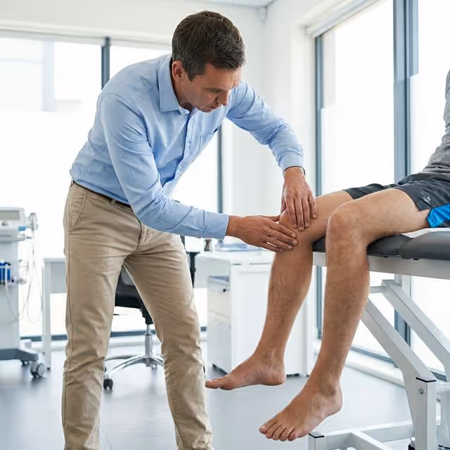 Tendon injury knee exam