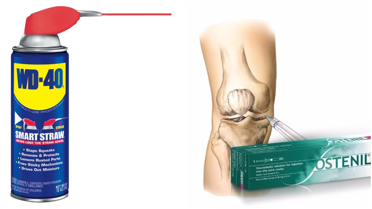 Hyaluronic Acid WD40 for your joints Sports Medicine North East